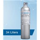 CALGAZ 4 gaz 34 Litre 25PPM H2S 100PPM CO 2.5% CH4 17% O2, Balance N2 (34 L) Standart kalibrasyon için karışım gazı 